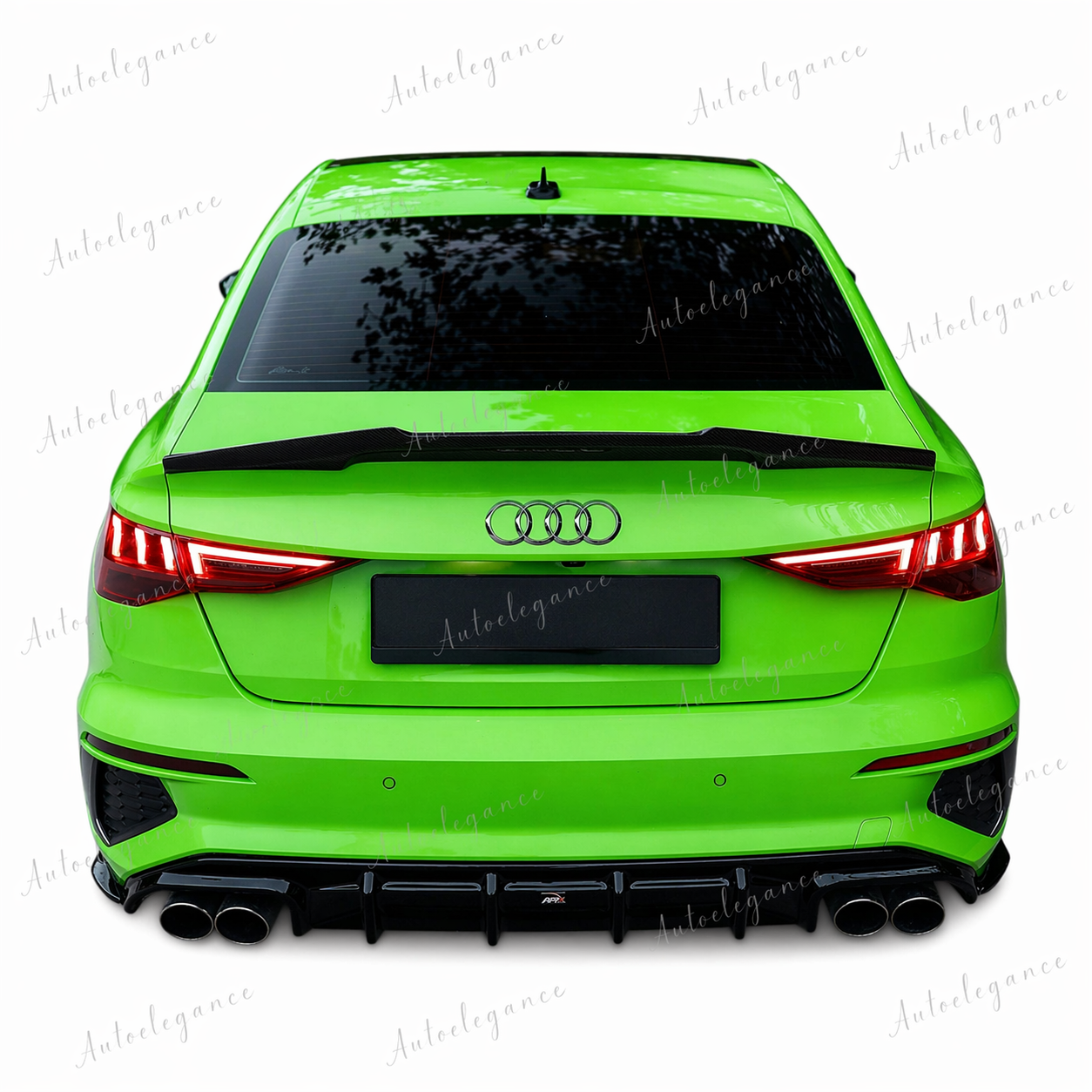 🔥ART.7851 DIFFUSORE POSTERIORE PER AUDI A3 S-LINE 8Y FACELIFT BERLINA 🔥