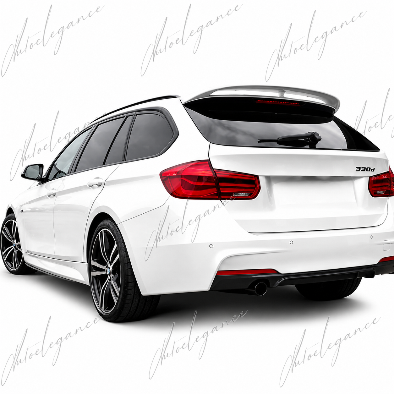 🔥ART.9729 SPOILER POSTERIORE PER TETTO BMW F31 NERO LUCIDO IN ABS / 2012-2018🔥