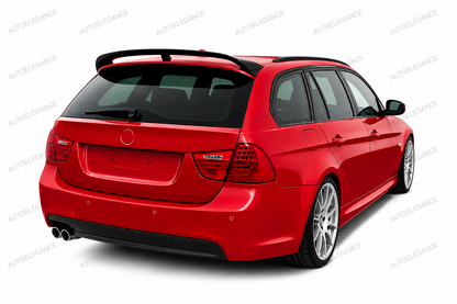 💫ART.9777 Spoiler sul Tetto Nero Lucido ABS per BMW E91 Touring 2004 - 2011💫