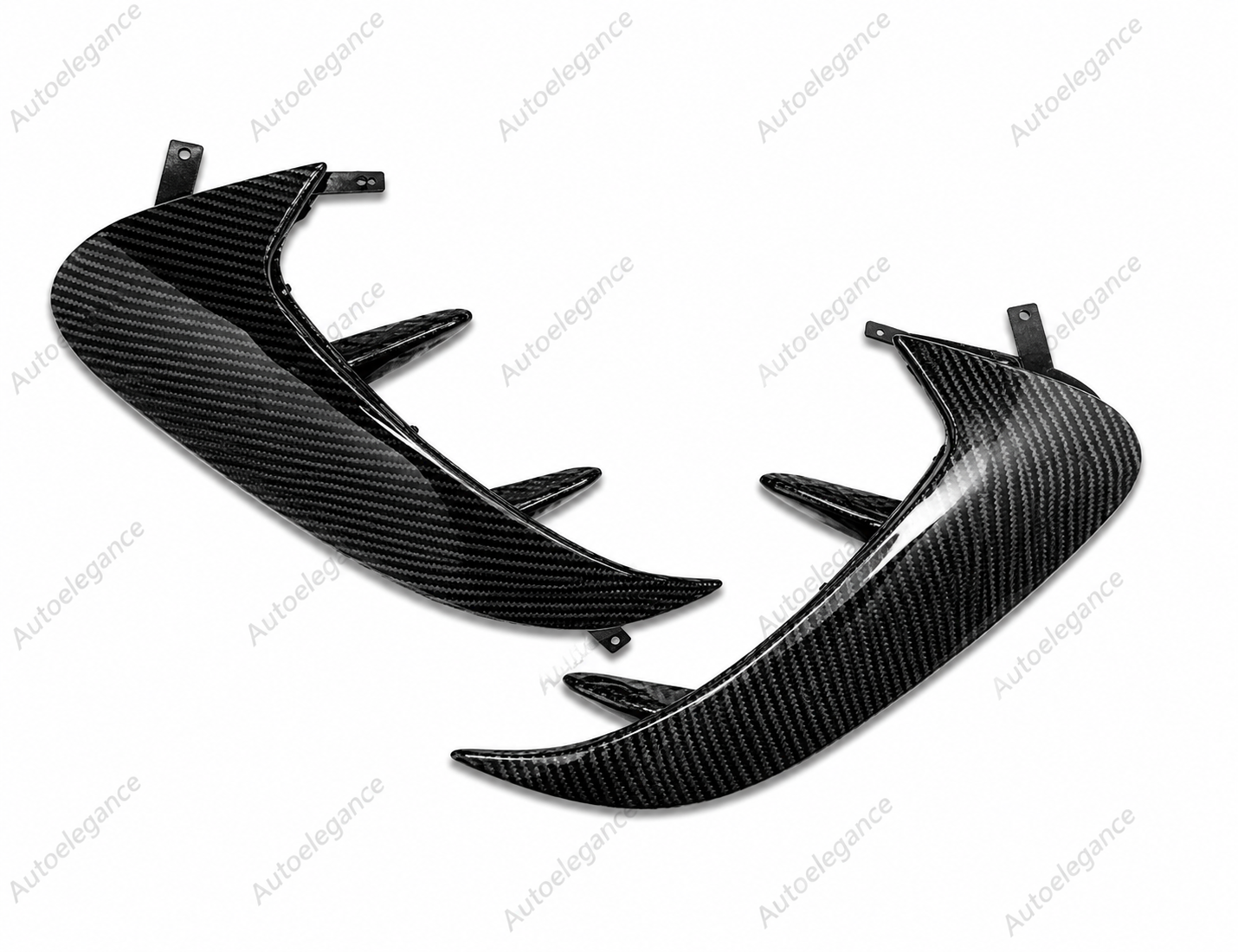 🔥COPPIA DI ALETTE POSTERIORI MERCEDES W177 AMG LINE HATCHBACK FIBER CARBONI🔥
