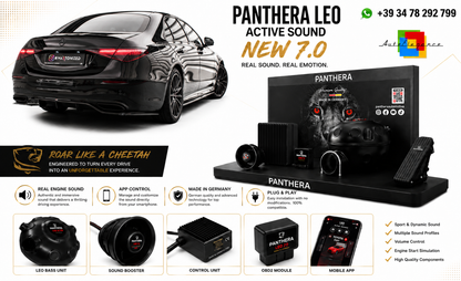 💕ART.2672 PANTHERA Soundsystem Booster 7.0-Mercedes-Benz S AMG-Line W223💕