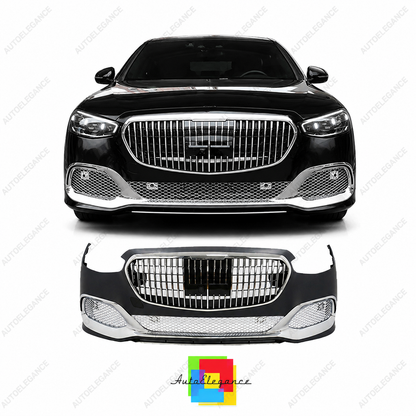 👉Paraurti Anteriore Mercedes S W223 20-23 Look Maybach con PDC👈