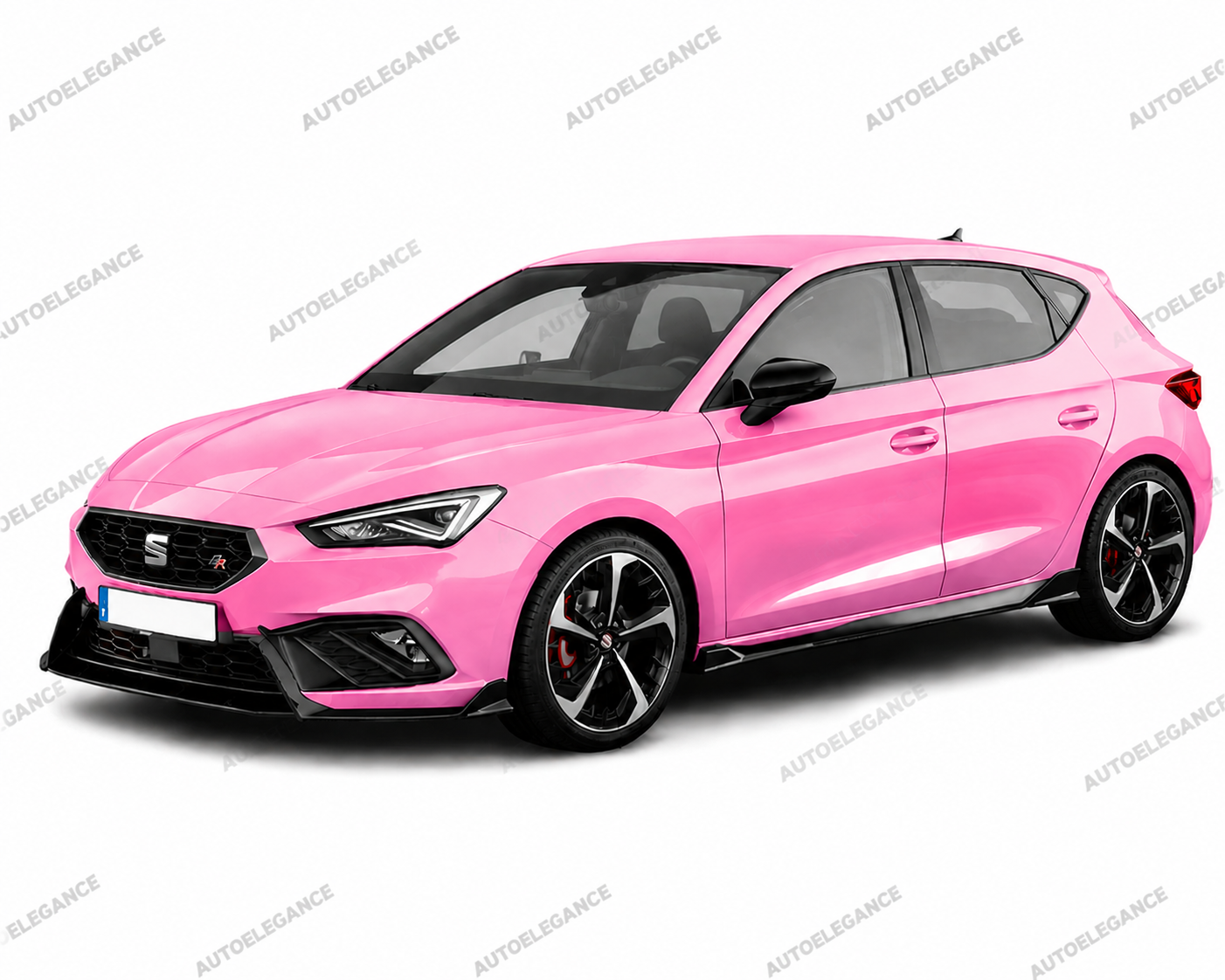 💫ART. 0272 Sotto Minigonne Nero Lucido per SEAT IBIZA 5 2017+💫