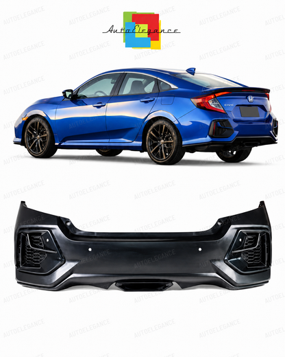 💕PARAURTI POSTERIORE PER HONDA CIVIC 16- LOOK NUOVO SI💕