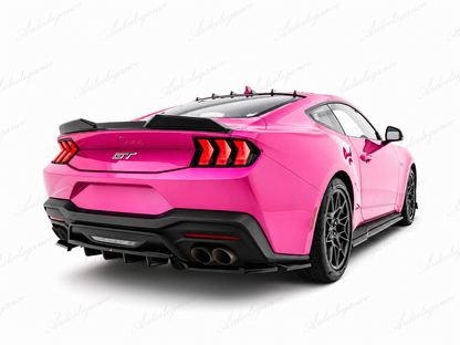 🔥ART.9736 SPLITTER POSTERIORE (CON BARRE VERTICALI) PER FORD MUSTANG GT Mk7🔥