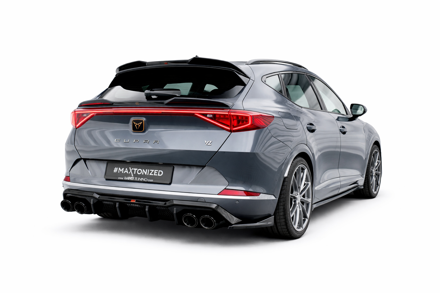 💫ART.9453 Diffusore V.3 + Terminali di Scarico Cromato per Cupra Formentor VZ Mk1💫