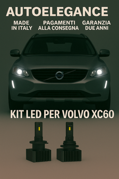 ❤️ KIT LED D3S 6000K BIANCO GHIACCIO ANABBAGLIANTI PER  VOLVO XC60 ❤️