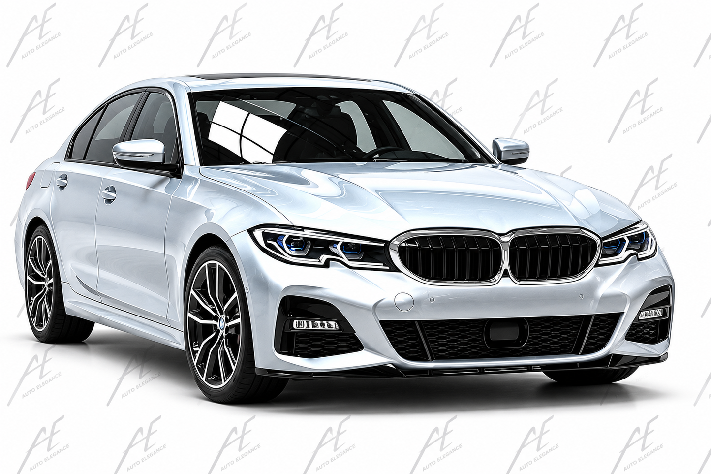 💕ART.10001 Splitter BMW 3 G20 2019+ - M Pack Nero lucido 💕