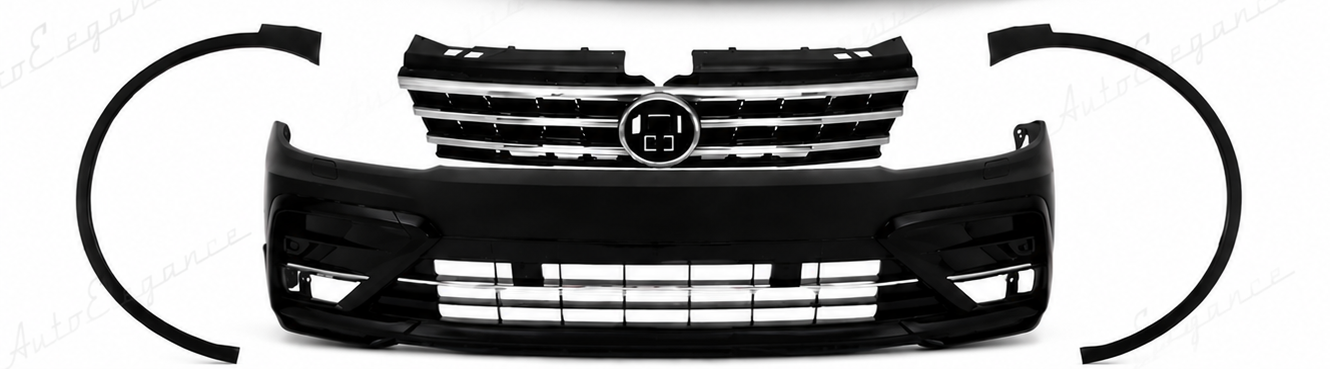 💕PARAURTI ANTERIORE VOLKSWAGEN VW TIGUAN 16-20 LOOK R-LINE💕