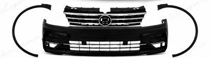 💕PARAURTI ANTERIORE VOLKSWAGEN VW TIGUAN 16-20 LOOK R-LINE💕
