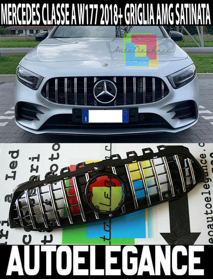 Griglia CROMATA per Mercedes W177 V177 Classe A AMG OPTIK RESTYLING 2023+