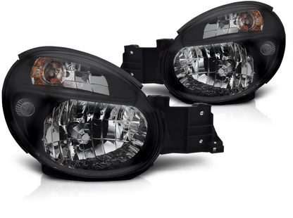 💫 ART.5947 Fari anteriori neri adatti per Subaru Impreza II GD 2000–2003 💫