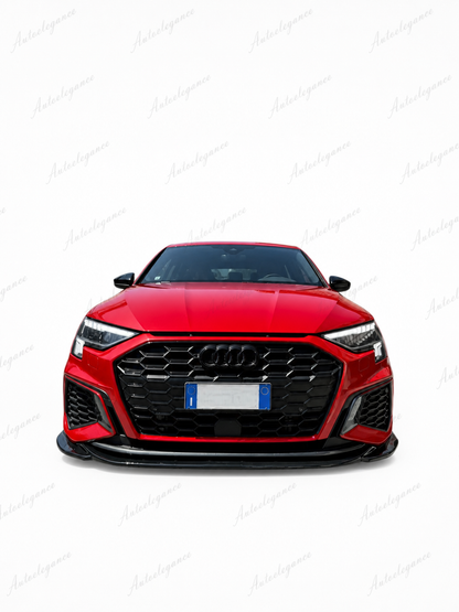 🔥ART.1620 SPLITTER ANTERIORE ADATTO PER AUDI A3 S3 8Y 2020+LOOK SPORTIVO🔥