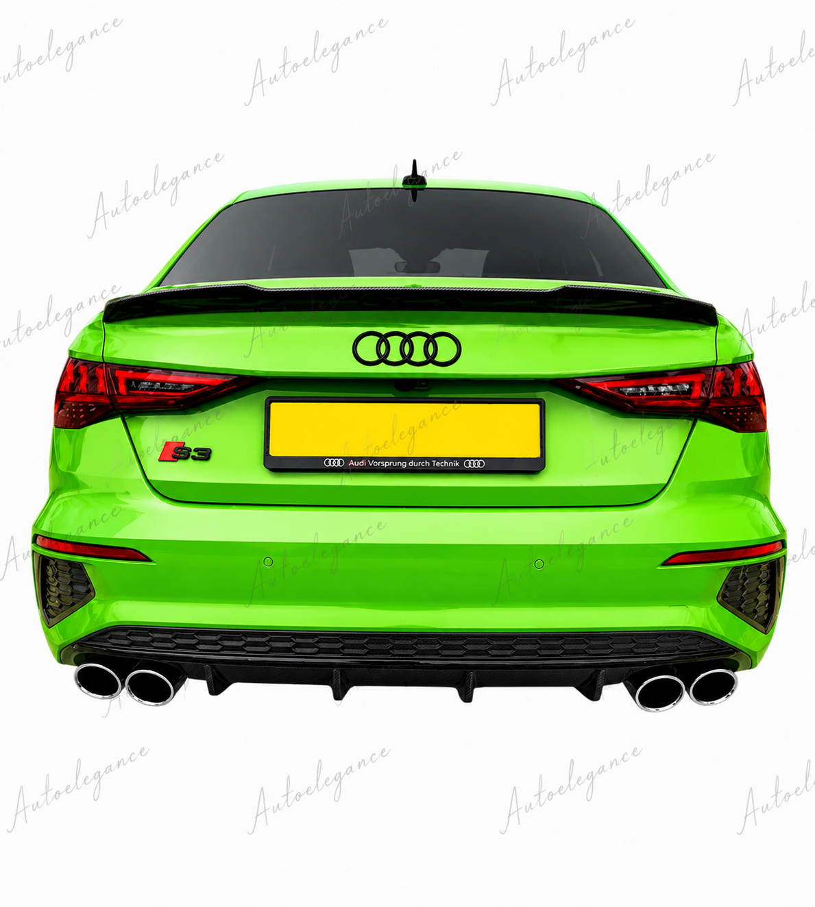 🔥ART.9885 SPOILER POSTERIORE STILE M4 PER AUDI A3 S3 RS3 8Y NERO LUCIDOo 20+🔥