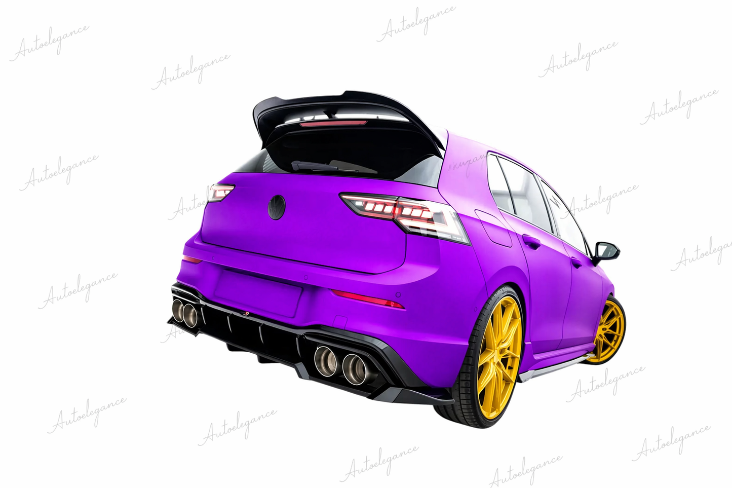 🔥ART.9670 SPLITTER POSTERIORE V.2 VW GOLF R HATCHBACK Mk8 / Mk8 FACELIFT🔥