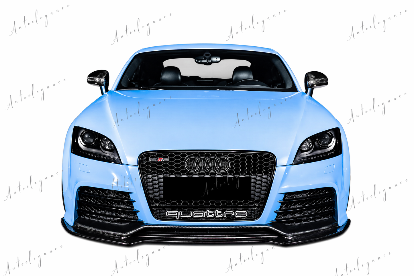 🔥ART.0931 GRIGLIA PER AUDI TT 8J 2006-2014 LOOK RSTT QUATTRO NERO LUCIDO🔥