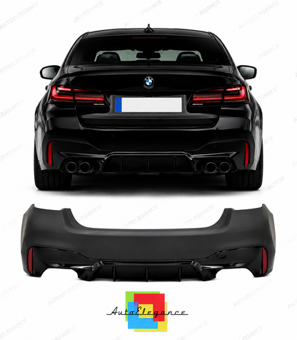 💕PARAURTI POSTERIORE BMW G30 LCI 20-23 LOOK M5 DOPPIA USCITA💕