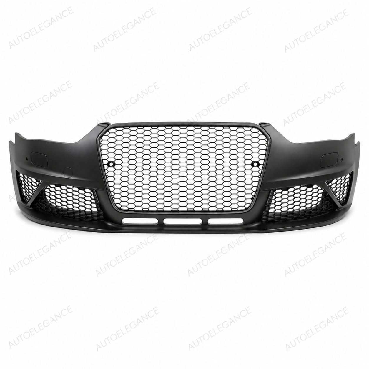 💕PARAURTI ANTERIORE AUDI A4 B8 11-15 PDC SRA LOOK RS GRIGLIA CROMATA💕