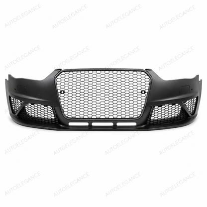 💕PARAURTI ANTERIORE AUDI A4 B8 11-15 PDC SRA LOOK RS GRIGLIA CROMATA💕