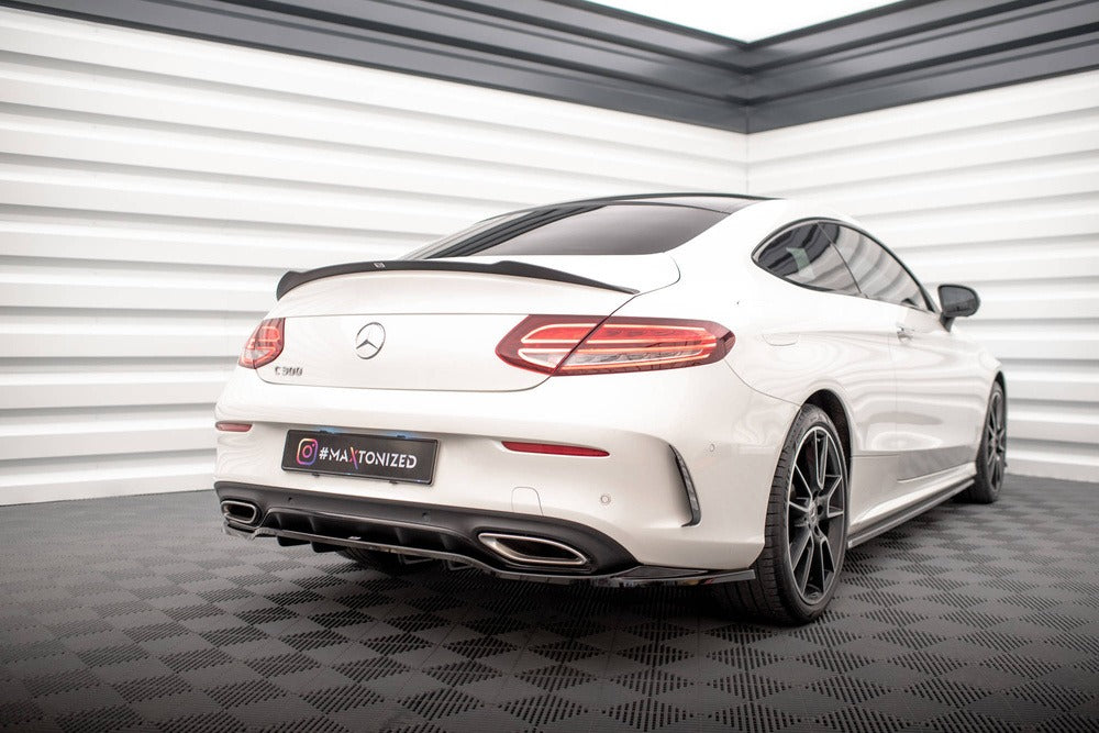 Splitter posteriore (con barre verticali) Mercedes-Benz C Coupé AMG-Line C205 Facelift