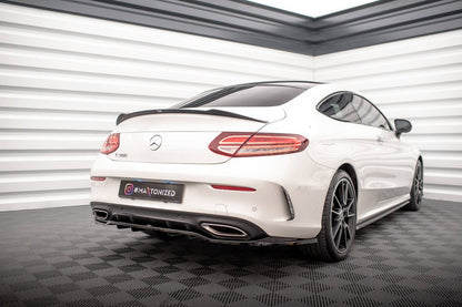 Splitter posteriore (con barre verticali) Mercedes-Benz C Coupé AMG-Line C205 Facelift
