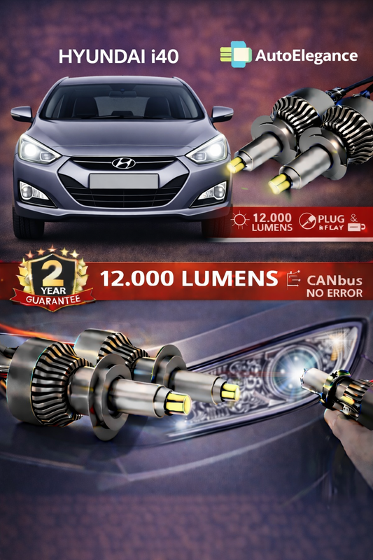 KIT LED per Hyundai i40 ANABAGLIANTI H7 CANBUS Bianco 6500K 360 gradi