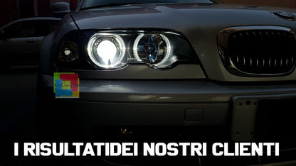 Headlights suitable for BMW 3 Series E46 Limousine Touring (05.1998-08.2001) Angel Eyes N