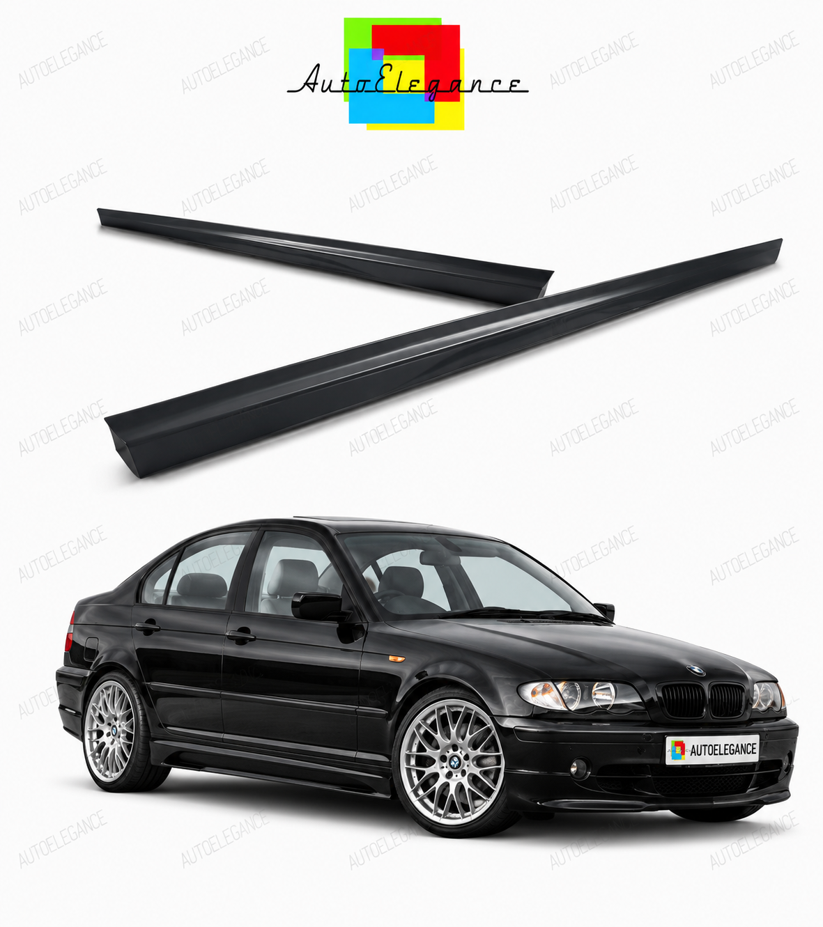 💕MINIGONNE LATERALI BMW 3  E46 98-05 BERLINA TOURING LOOK M💕