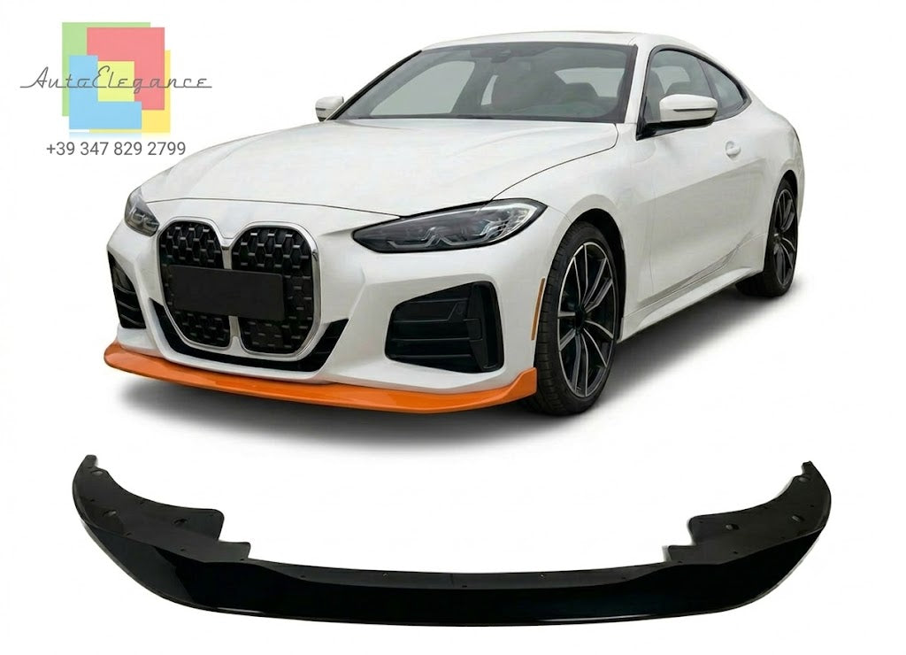 💫SPLITTER ANTERIORE NERO LOCIDO per BMW Serie 4 G22 G23 2020+💫