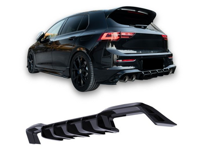 💫ART.2421 DIFFUSORE ADATTO PER VOLKSWAGEN GOLF MK8 R 2017-2020💫