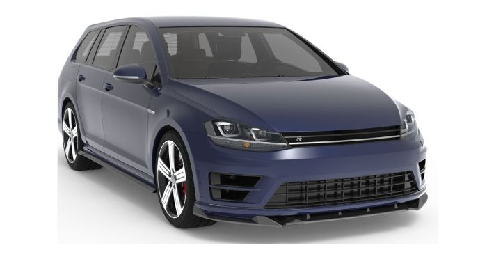 💫ART.2406 SPLITTER ADATTO PER VOLKSWAGEN GOLF MK7 R 2013-2016💫