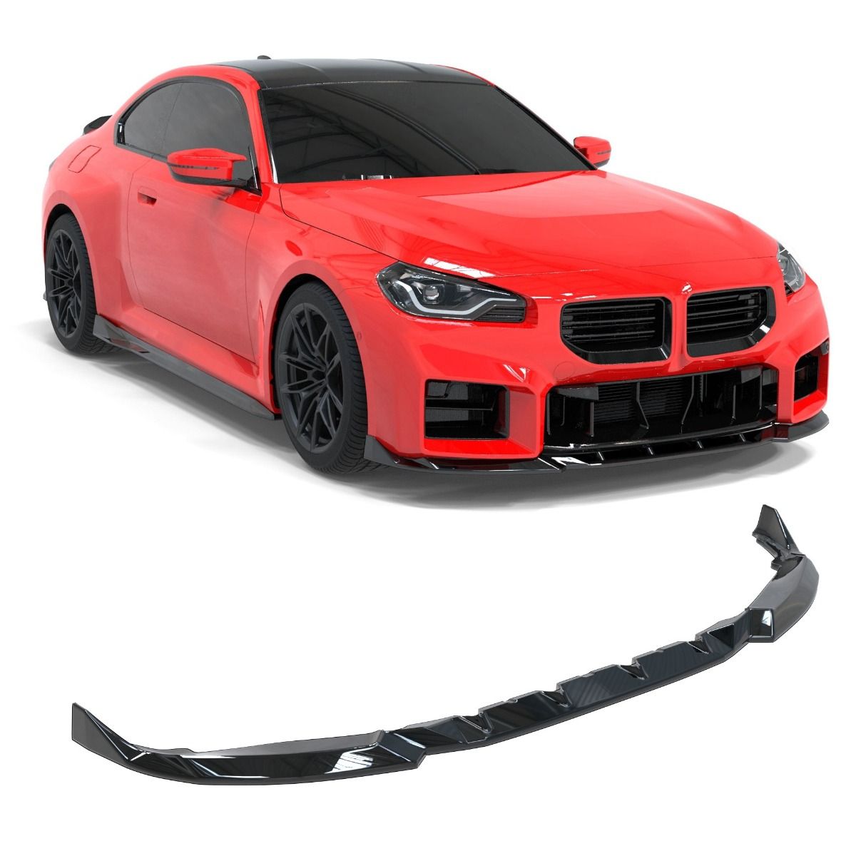 2350⭐Splitter anteriore adatto per BMW Serie 2 M2 G87 (2023+)⭐