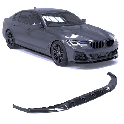 2348⭐Splitter anteriore adatto per BMW Serie 5 G30 Facelift M-Pack (2020-2023)⭐