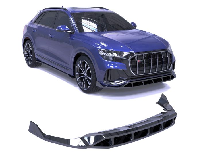 💫ART.4605 Splitter adatto per Audi SQ8 Mk1 (2019-2023)💫