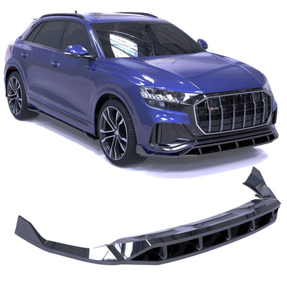 4605⭐Splitter anteriore adatto per Audi SQ8 Mk1 (2019-2023)⭐