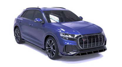 💫ART.4605 Splitter adatto per Audi SQ8 Mk1 (2019-2023)💫