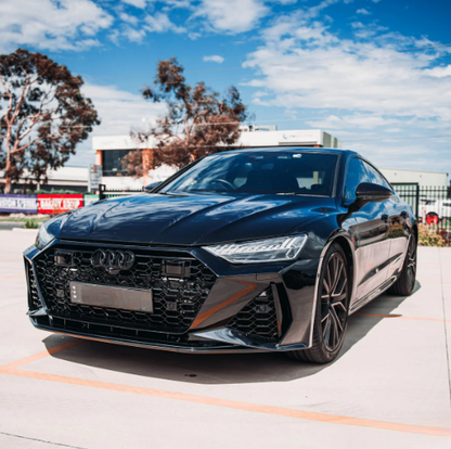 ART.3691  Griglia RS7 Look per Audi A7 (4K) (2017-On) Nero Lucido