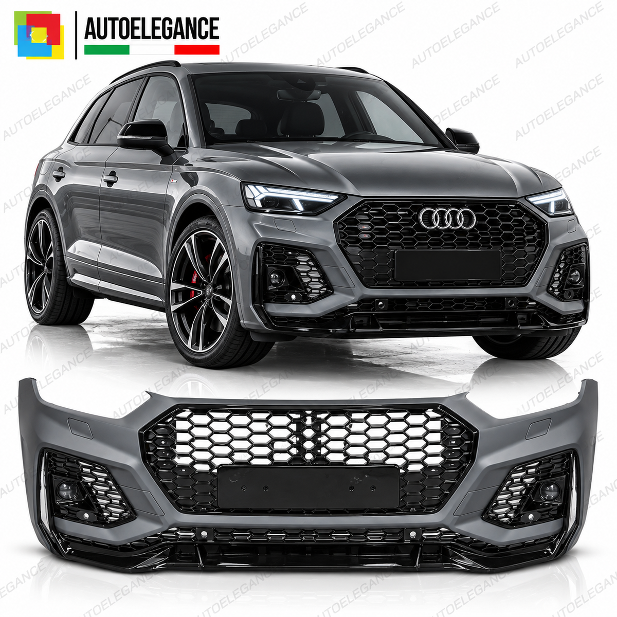 PARAURTI ANTERIORE STILE SPORT PDC adatto per AUDI Q5 20-24
