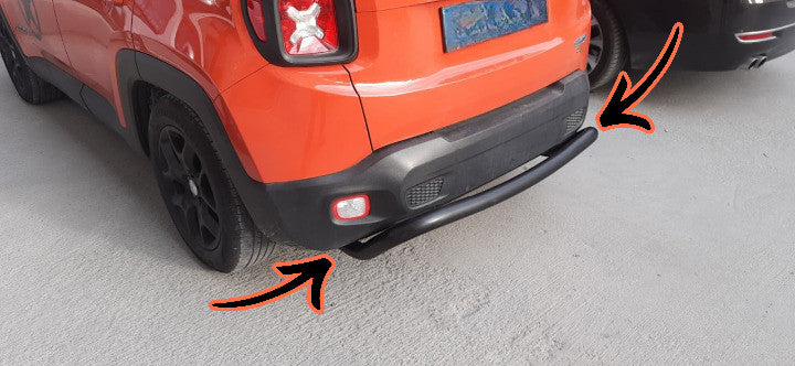 💥Bullbar Posteriore Nero Adatto Per Jeep Renegade💥