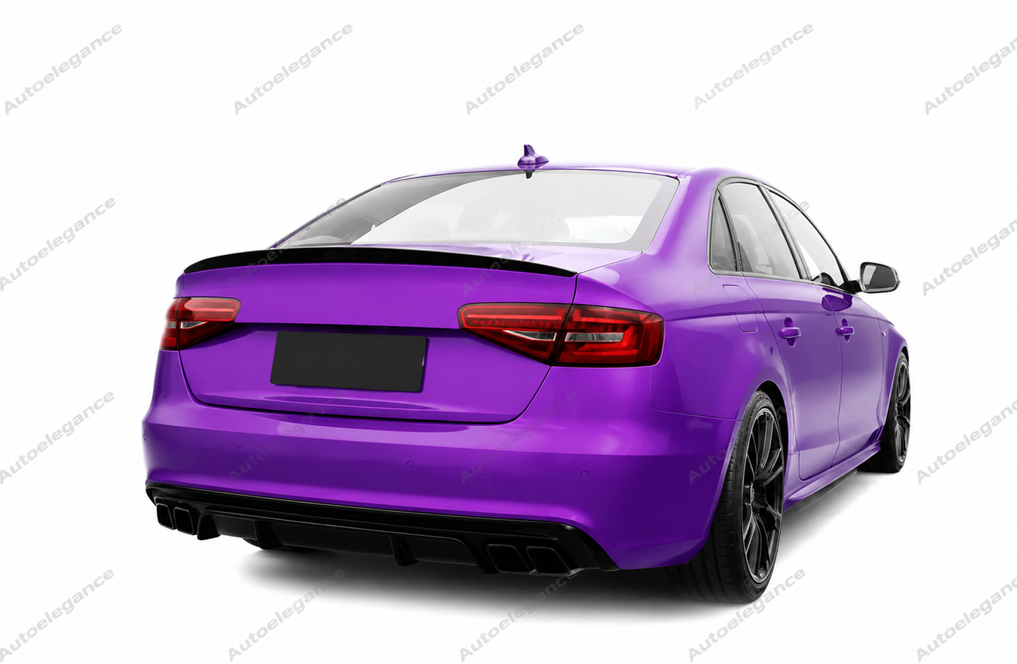 🔥ART.9878 SPOILER STILE S4 NERO LUCIDO PER AUDI A4 B8.5 FACELIFT 12-16🔥