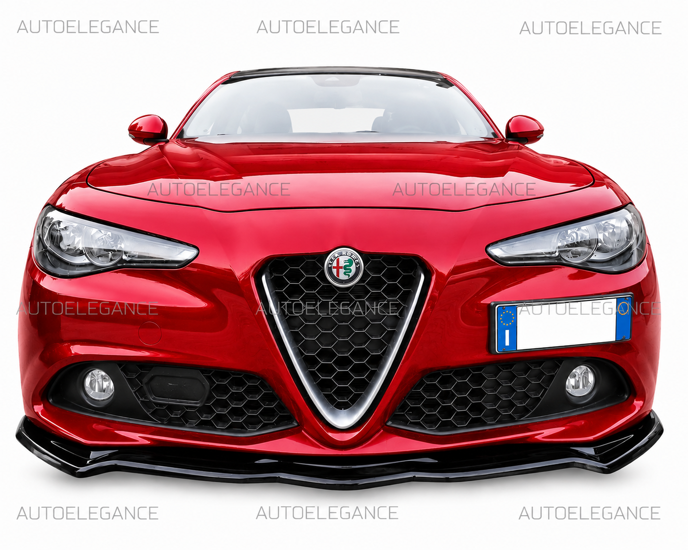 💫SPLITTER ALFA ROMEO ADATTO PER GIULIA STANDARD IN NERO LUCIDO ABS💫
