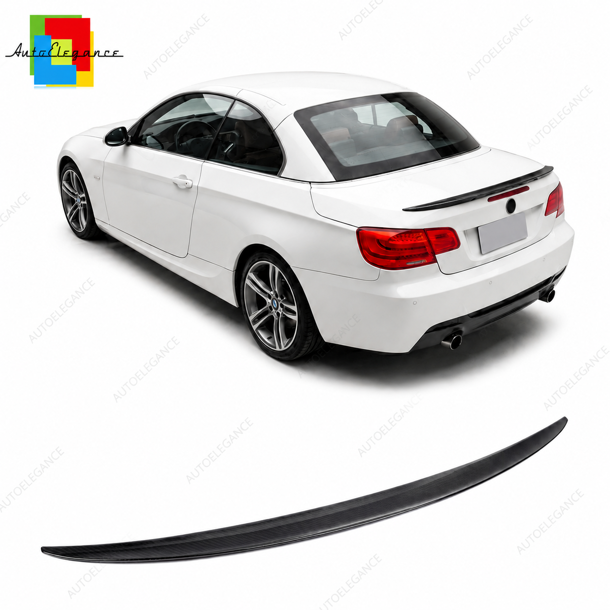👉Spoiler Posteriore Carbon Look adatto per BMW Serie 3 E93 06-13👈