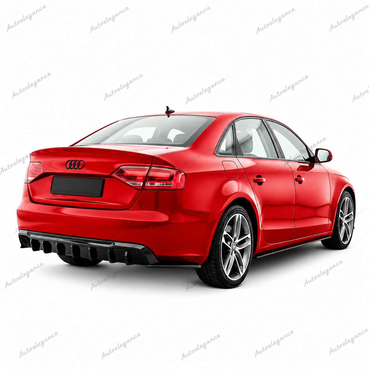 🔥ART.9944 DIFFUSORE PER AUDI A4 B8 FL 07-14 STANDARD NERO LUCIDO🔥