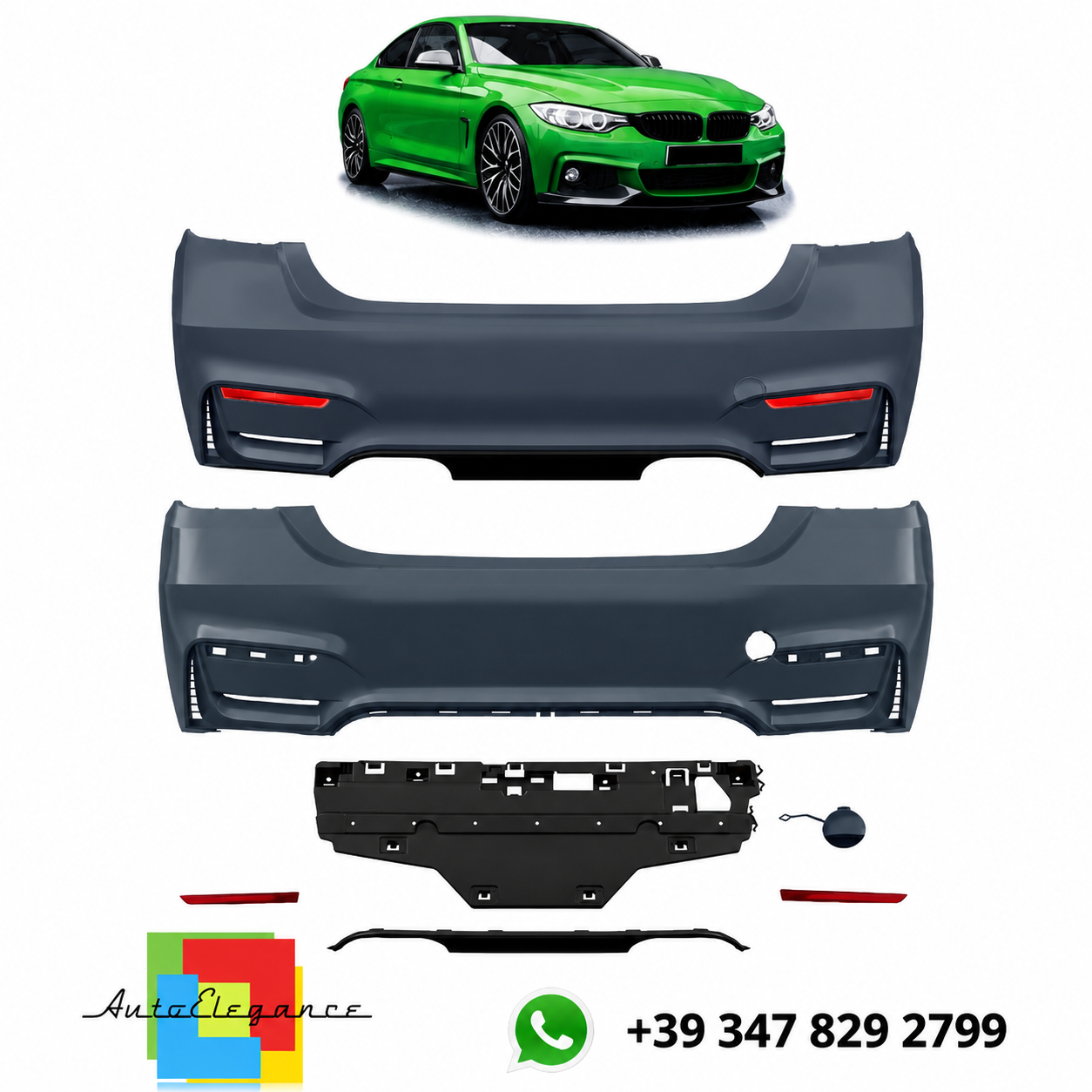 SPLITTER SUITABLE FOR VW GOLF 8 GTI GTD RLINE LOOK GLOSSY BLACK SPORTY DESIGN 