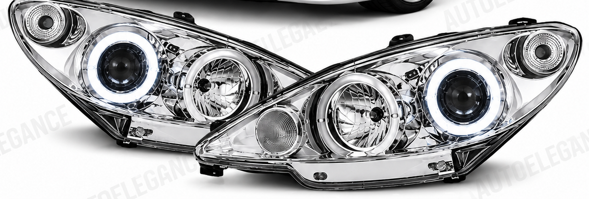 ART.11087 FARI ANTERIORI ADATTO PER PEUGEOT 206 10.98-02