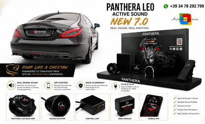 💕ART.2672 PANTHERA Soundsystem Booster 7.0-Mercedes-Benz CLS C218💕