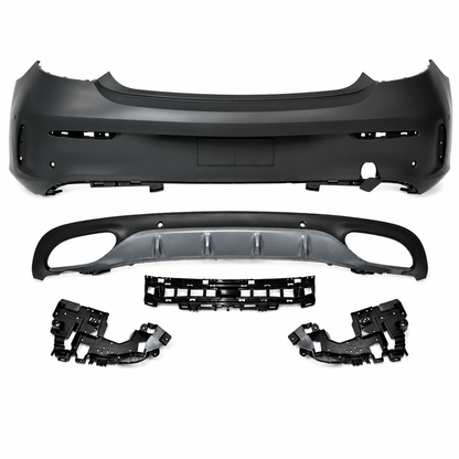 💕PARAURTI POSTERIORE MERCEDES W205 2P 14-18 LOOK AMG💕