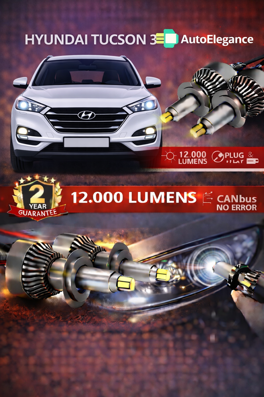 KIT LED Hyundai TUCSON 3 ANABAGLIANTI H7 CANBUS Bianco 6500K 360 gradi