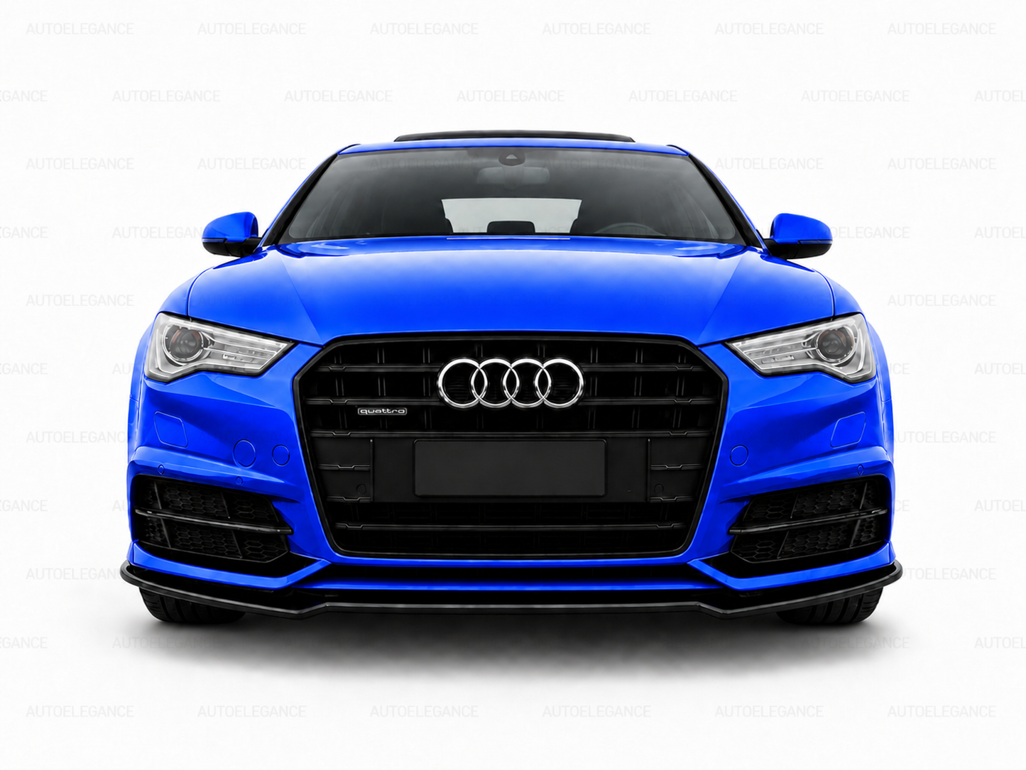 💫ART.0053 PLITTER ANTERIORE PER AUDI A6 4G C7 NERO LUCIDO💫