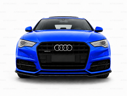 💫ART.0053 PLITTER ANTERIORE PER AUDI A6 4G C7 NERO LUCIDO💫